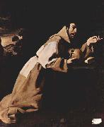 Francisco de Zurbaran St Francis in Meditation oil painting
